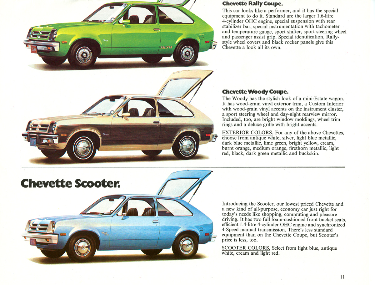 1976 Chev Chevette Brochure Page 12